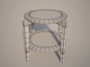 small round table 3D Model