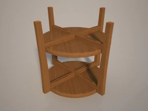 small round table 3D Model