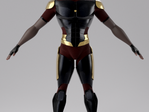 superhero mercenary Modelo 3D