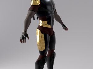 superhero mercenary Modelo 3D