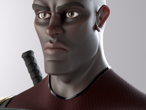 superhero mercenary Modelo 3D