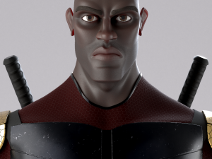 superhero mercenary Modelo 3D