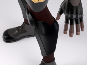 superhero mercenary Modelo 3D