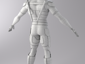 superhero mercenary Modelo 3D
