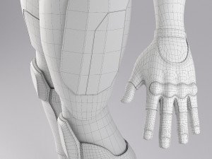 superhero mercenary Modelo 3D
