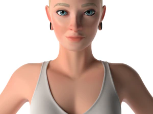 stylized woman 3D Model