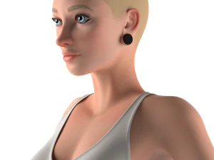 stylized woman 3D Model