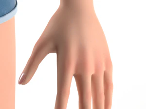 stylized woman 3D Model