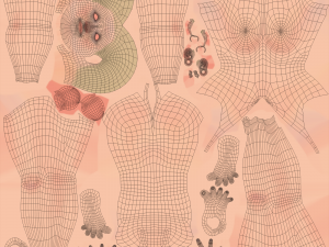 stylized woman 3Dモデル