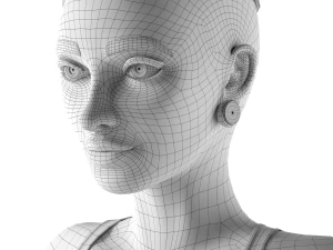 stylized woman 3D Model