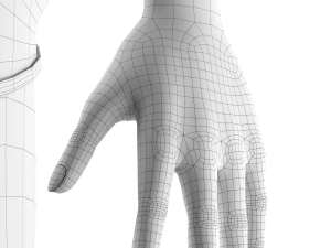 stylized woman 3D Model