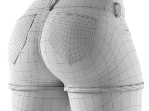 stylized woman 3D Model