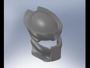 predator mask 3D 模型