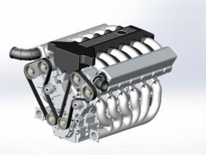 motorv12 Model 3D