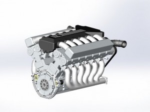 motorv12 3D Модель