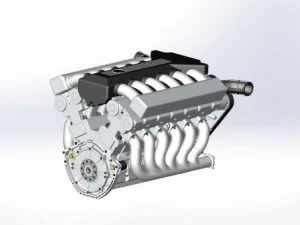 motorv12 3D Model