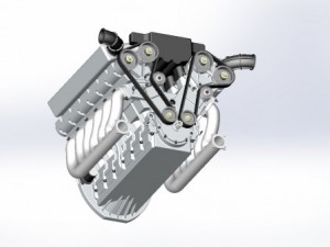 motorv12 3D Модель