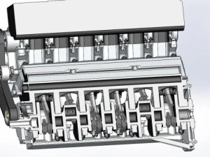 motorv12 3D Model