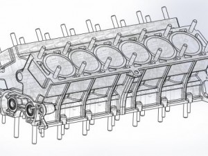 motorv12 3D Модель