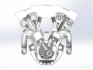 motorv12 3D Model