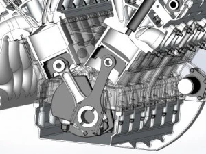 motorv12 3D Model