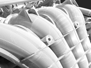 engine with transmission Modello 3D
