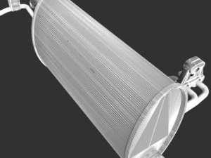 engine with transmission exhaust 3D Model