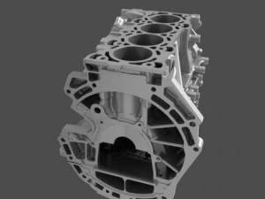 car 4 cylinder engine 01 3D Model