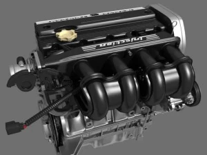 motor de 4 cilindros 02 Modelo 3D