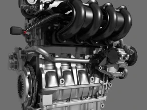 motor de 4 cilindros 02 Modelo 3D