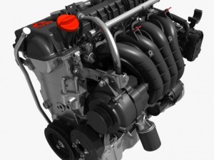mitsubishi engine Model 3D
