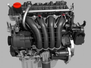 mitsubishi engine Model 3D