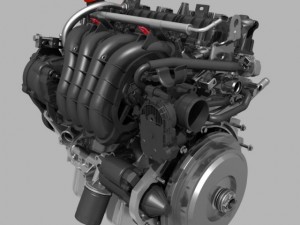 mitsubishi engine Model 3D