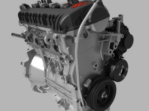 mitsubishi engine Model 3D