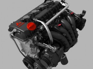 mitsubishi engine Model 3D