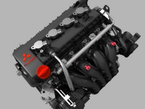mitsubishi engine Model 3D