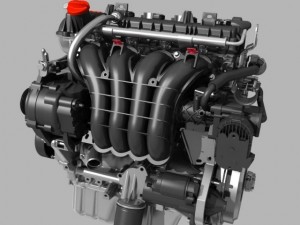 mitsubishi engine Model 3D