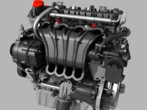mitsubishi engine Model 3D