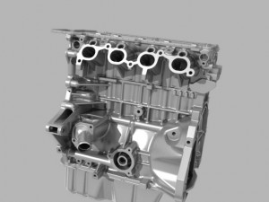 mitsubishi engine Model 3D