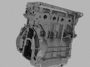 mitsubishi engine Model 3D