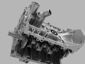 mitsubishi engine Model 3D