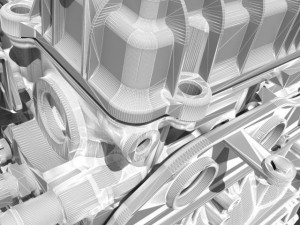 mitsubishi engine Model 3D