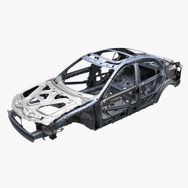 car frame 01 Modello 3D .c4d .max .obj .3ds .fbx .stl .blend 