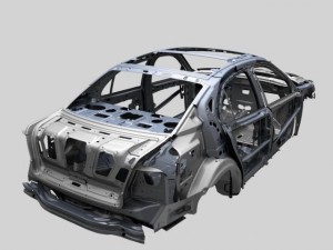 car frame 01 Modello 3D