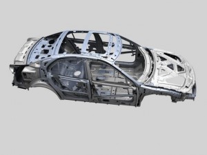 car frame 01 Modello 3D