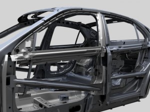 car frame 01 Modello 3D