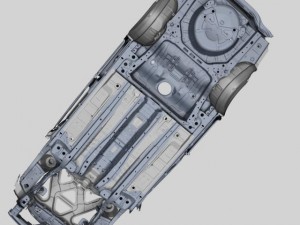car frame 01 Modello 3D