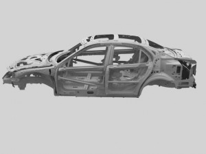 car frame 01 Modello 3D