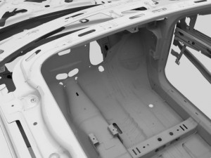 car frame 01 Modello 3D