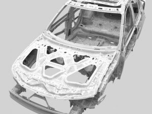 car frame 01 Modello 3D